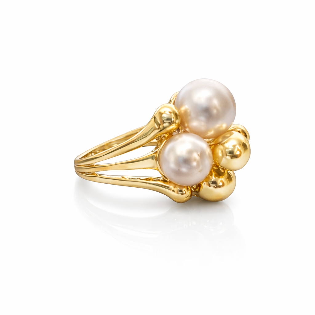 Pearl Bloom Statement Ring