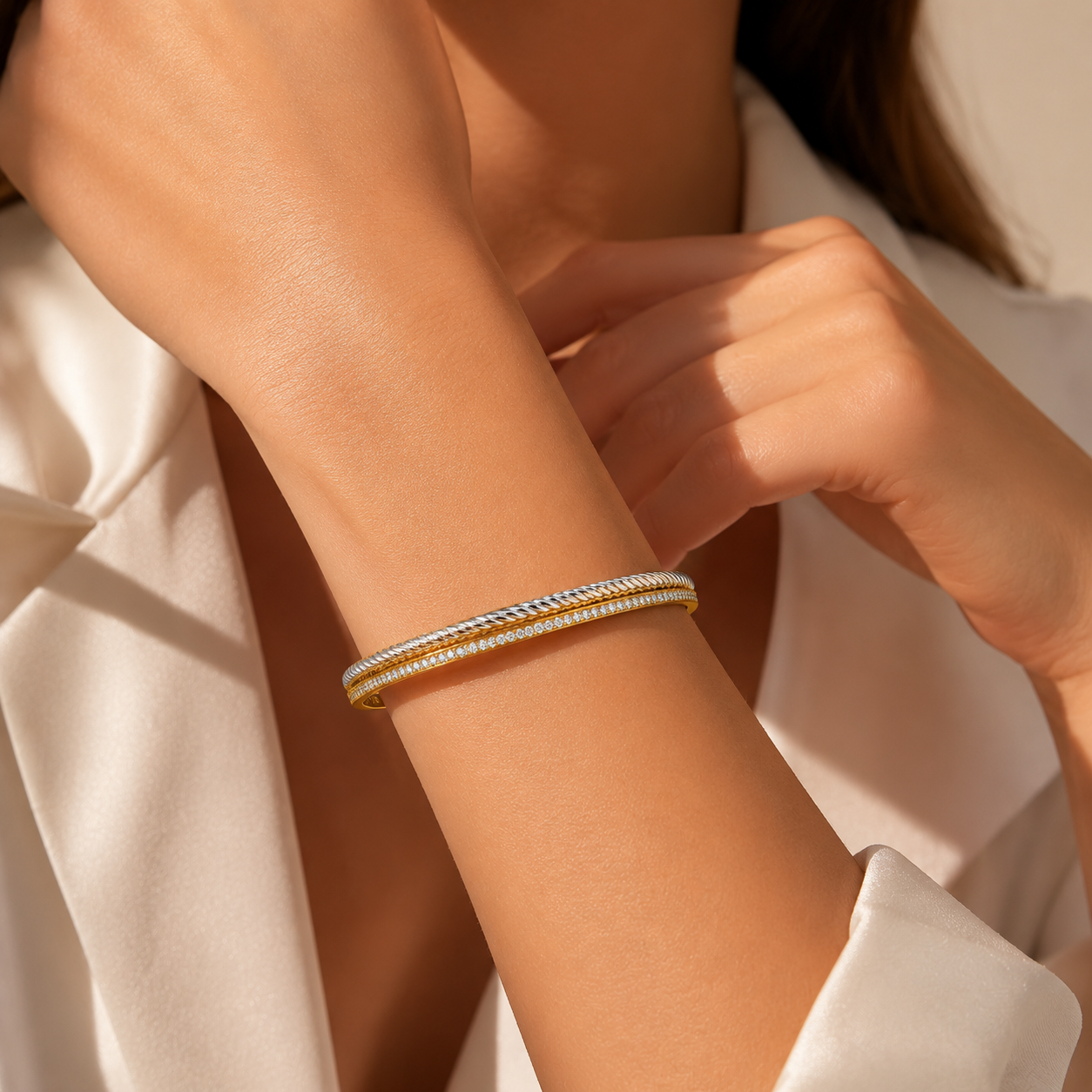 Twisted Elegance Cuff