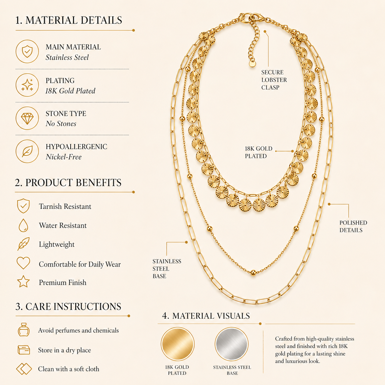 Layered Gold Necklace