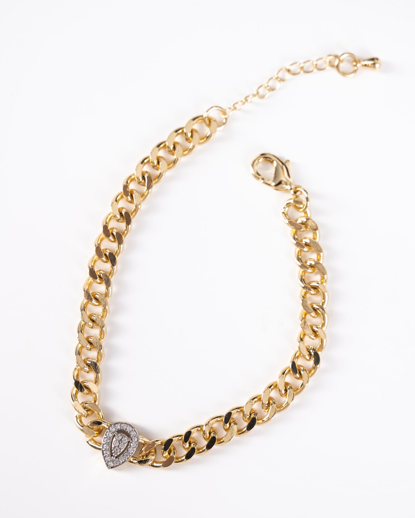 Silver & gold bracelet