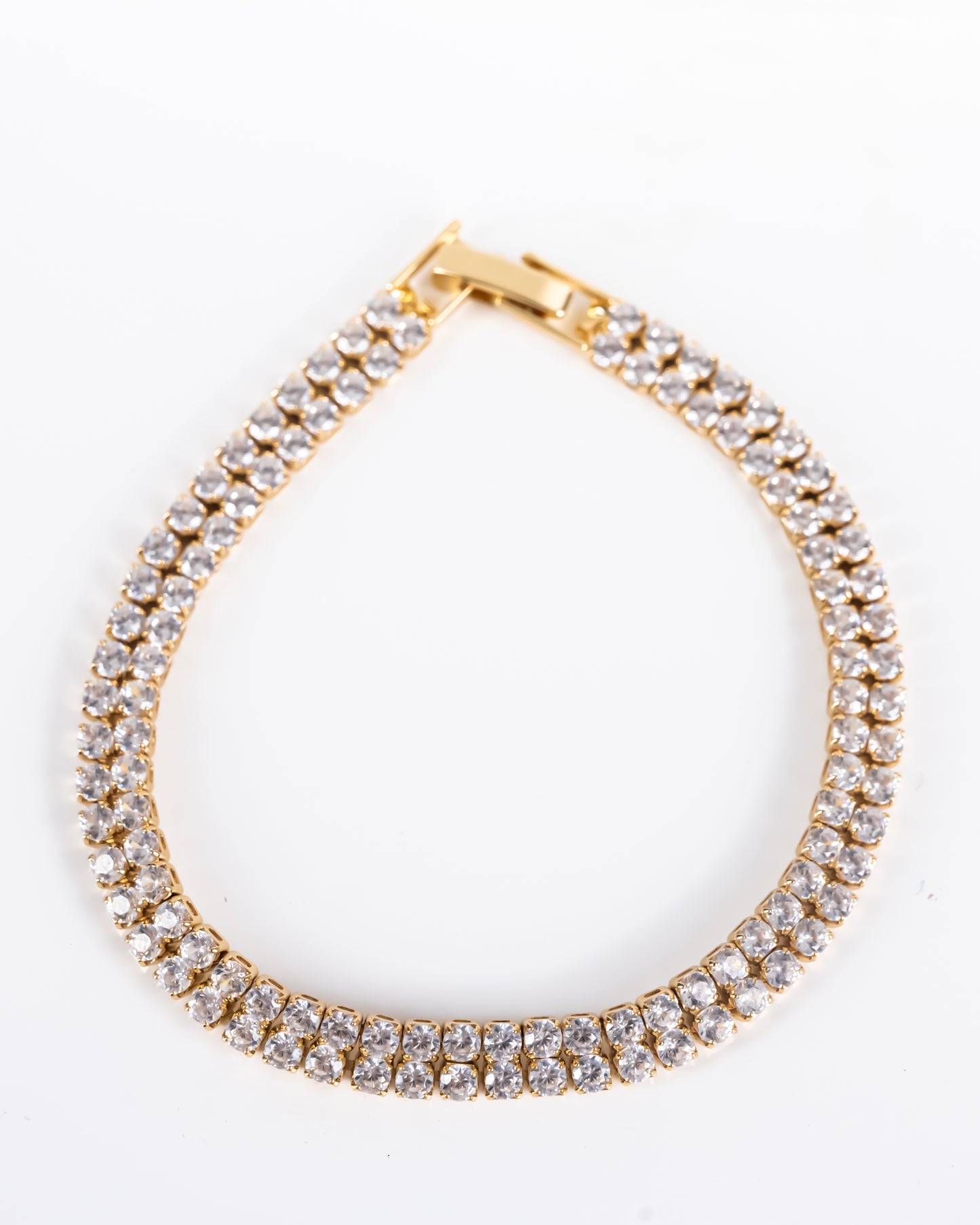 Double tennis bracelet