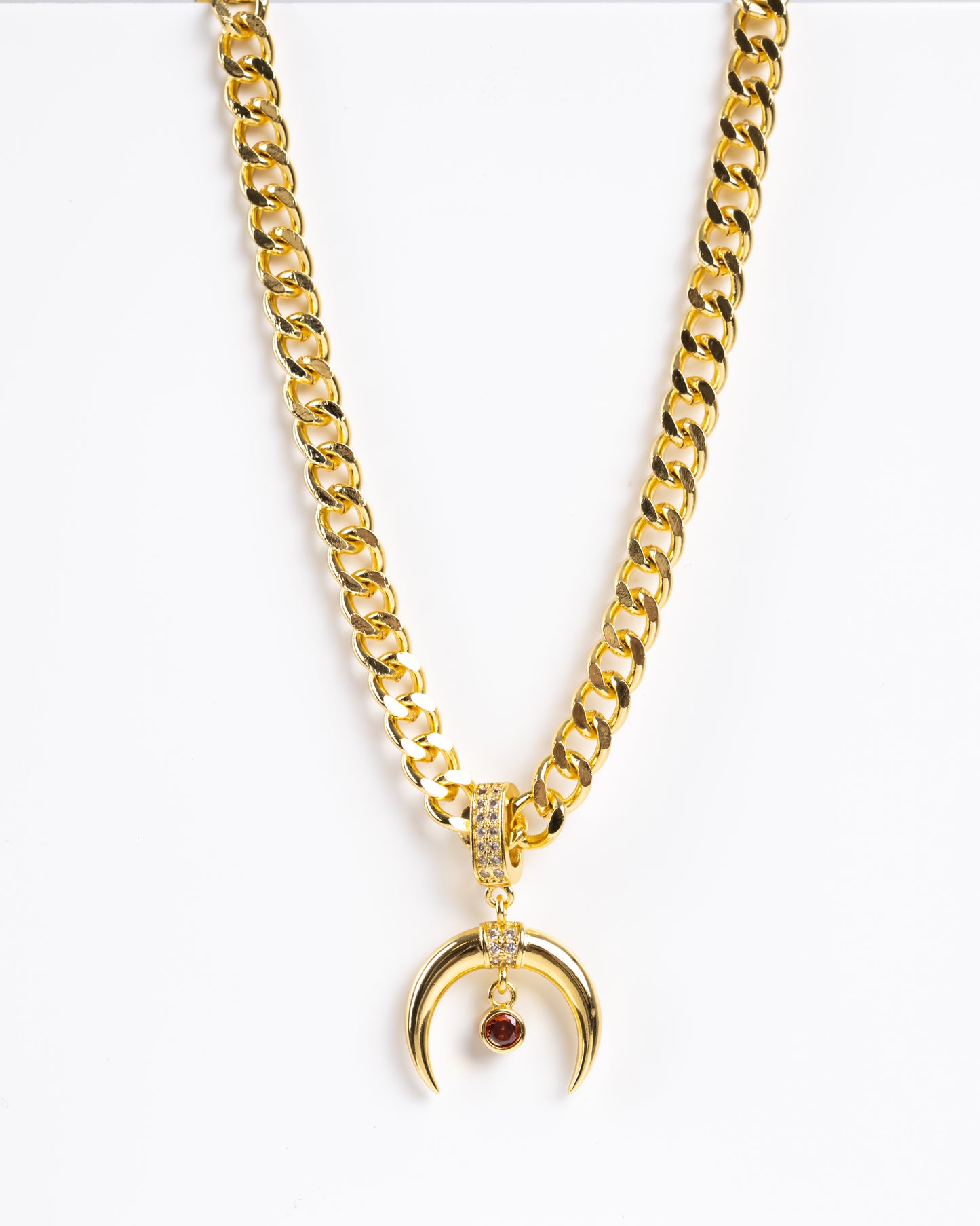 crescent moon necklace