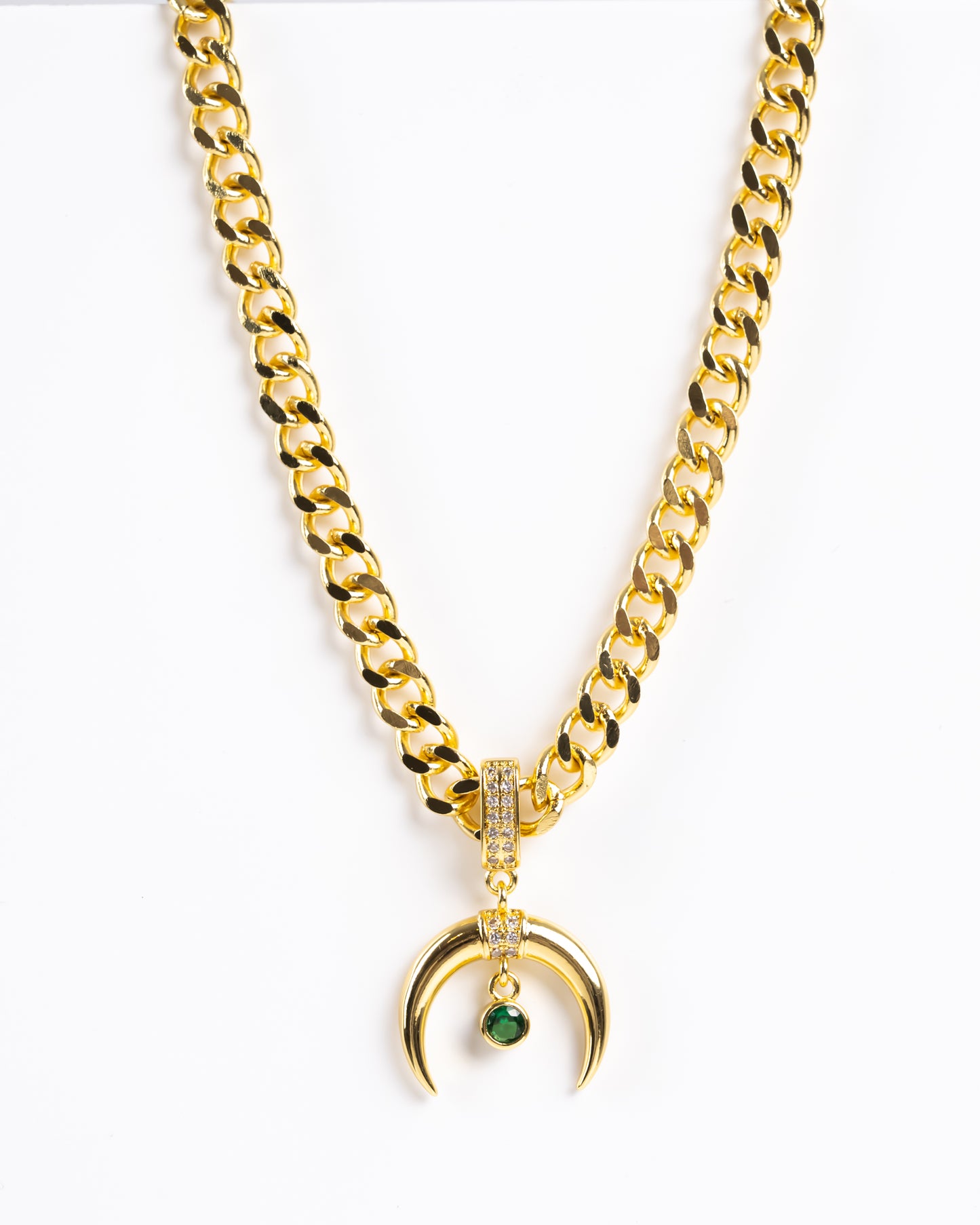 crescent moon necklace