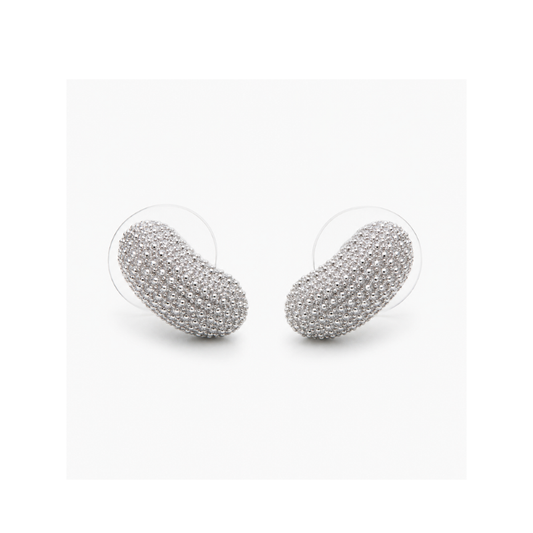 Silver Eclipse Earrings