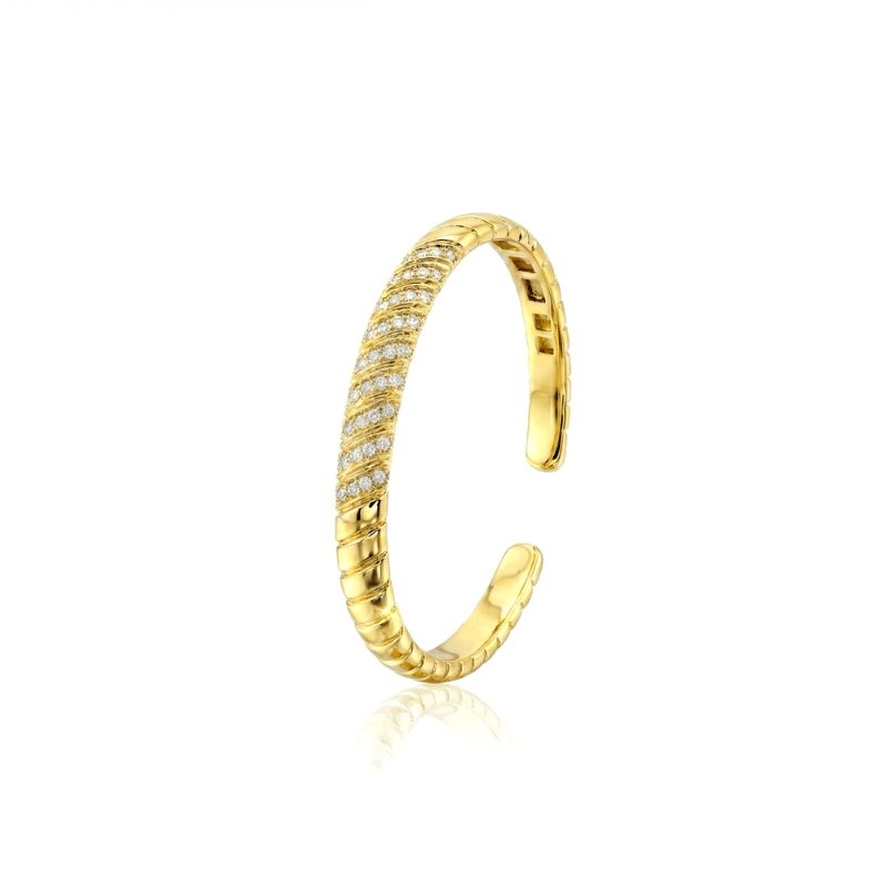 Diagonal Shine Bangle