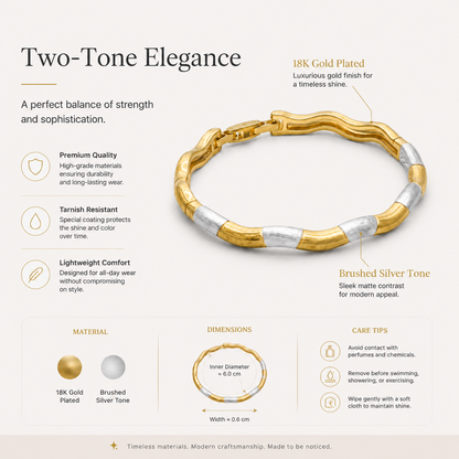 Aurora Wave Duo Bracelet