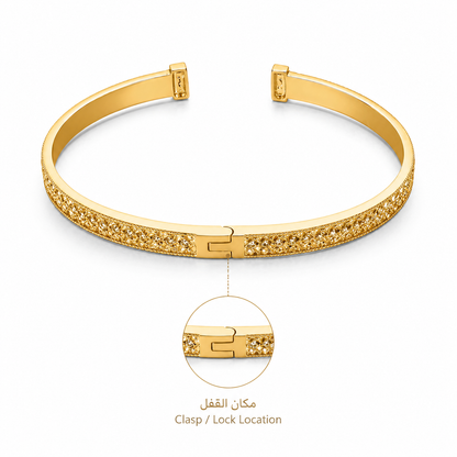 Aurora Pavé Open Cuff