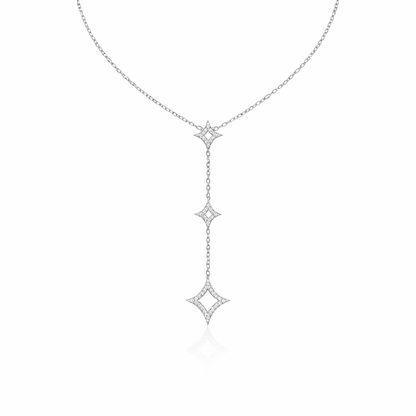 Celestial Star Drop Necklace