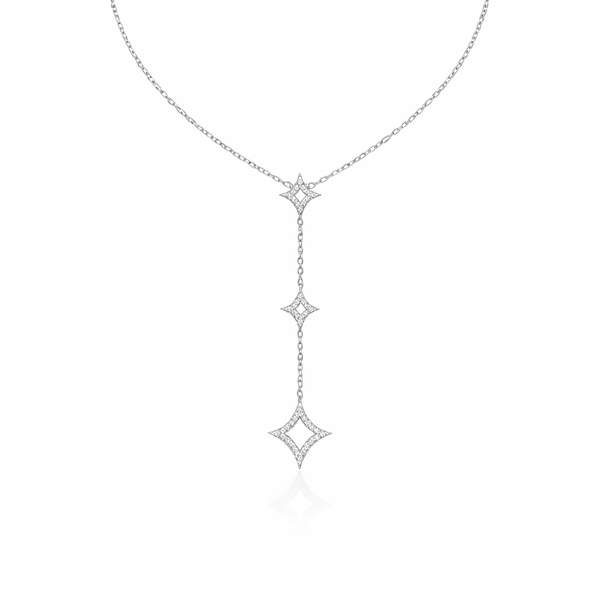 Celestial Star Drop Necklace