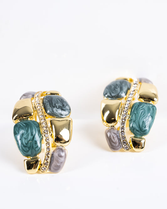 Rehinestone Earring