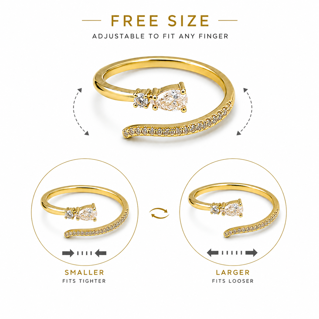 Luna Wrap Ring