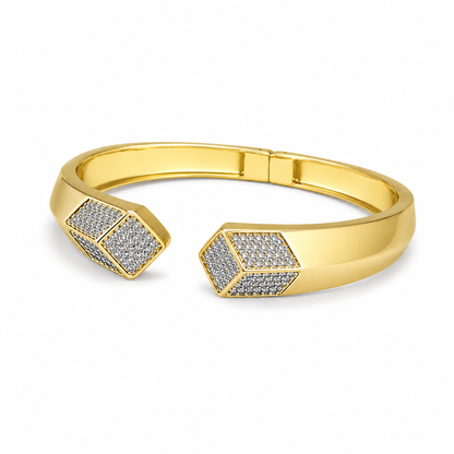 Radiant Edge Cuff Bracelet