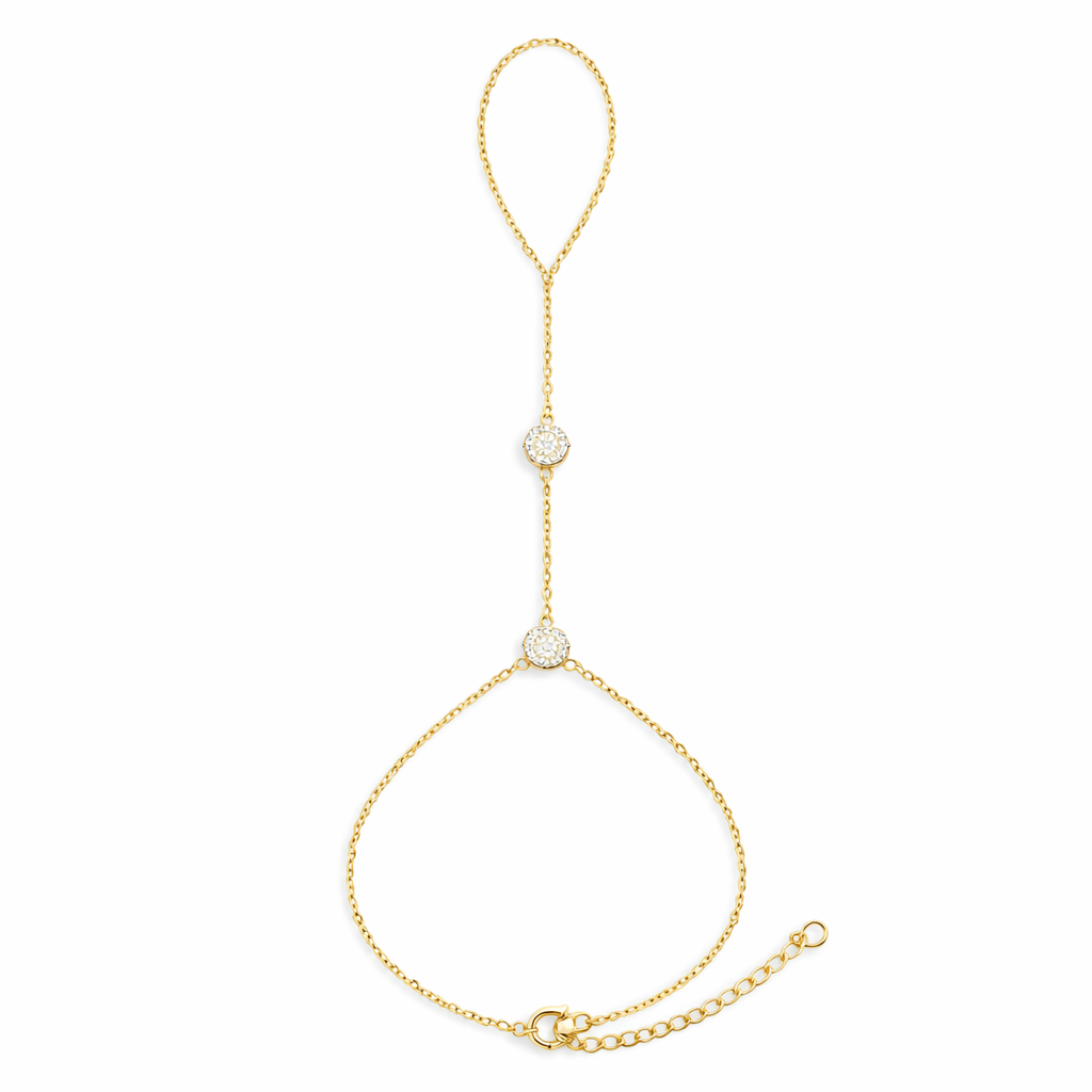Crystal Dot Hand Chain