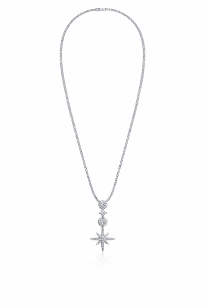 Celestial Drop Star Necklace