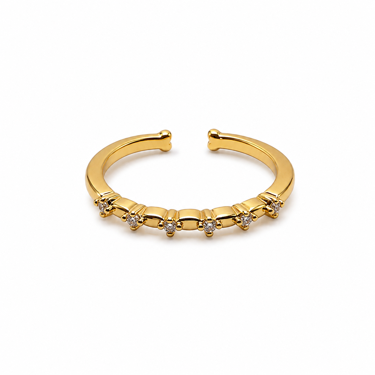 Dainty Spark Pinky Ring