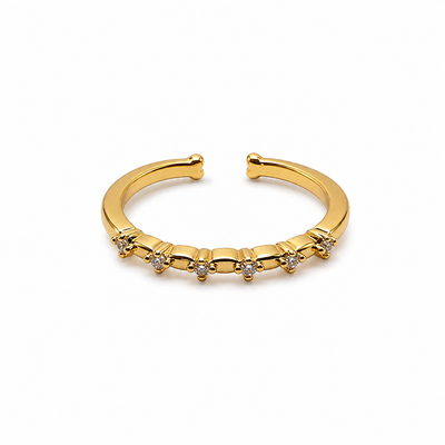 Dainty Spark Pinky Ring