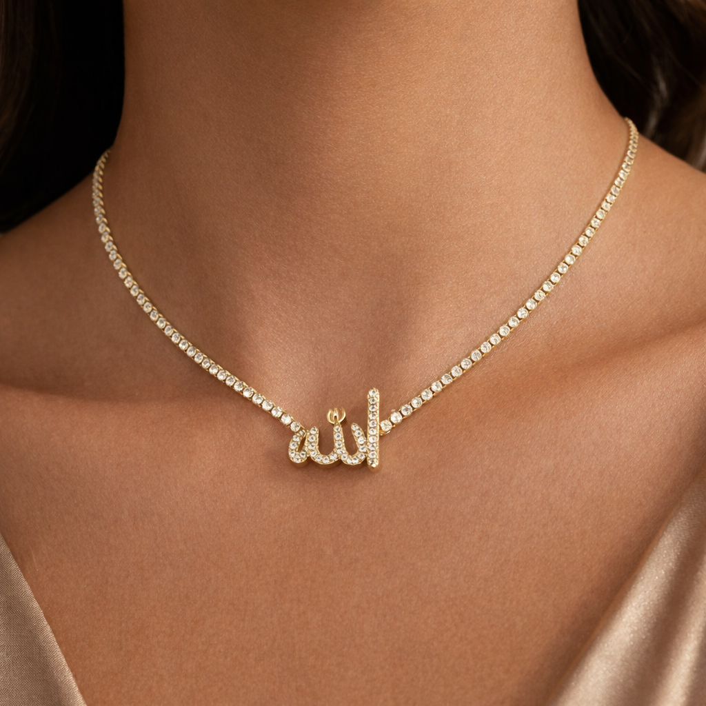 Divine Name Diamond Necklace