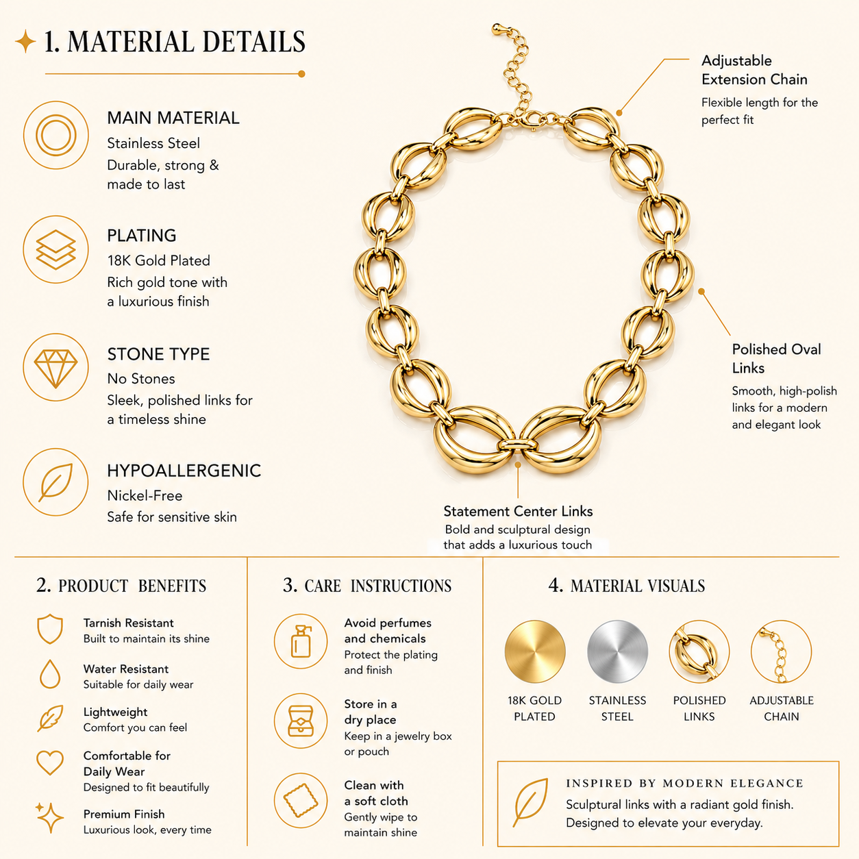 Aurora Link Necklace