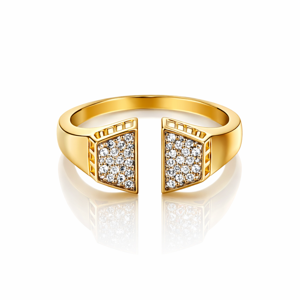 The Duo Edge Open Ring