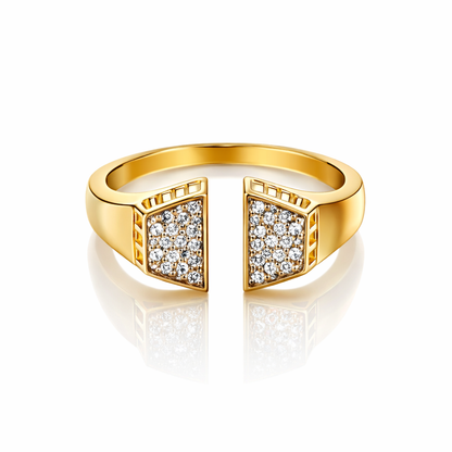 The Duo Edge Open Ring