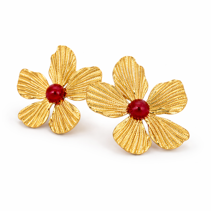 Golden Bloom Earrings