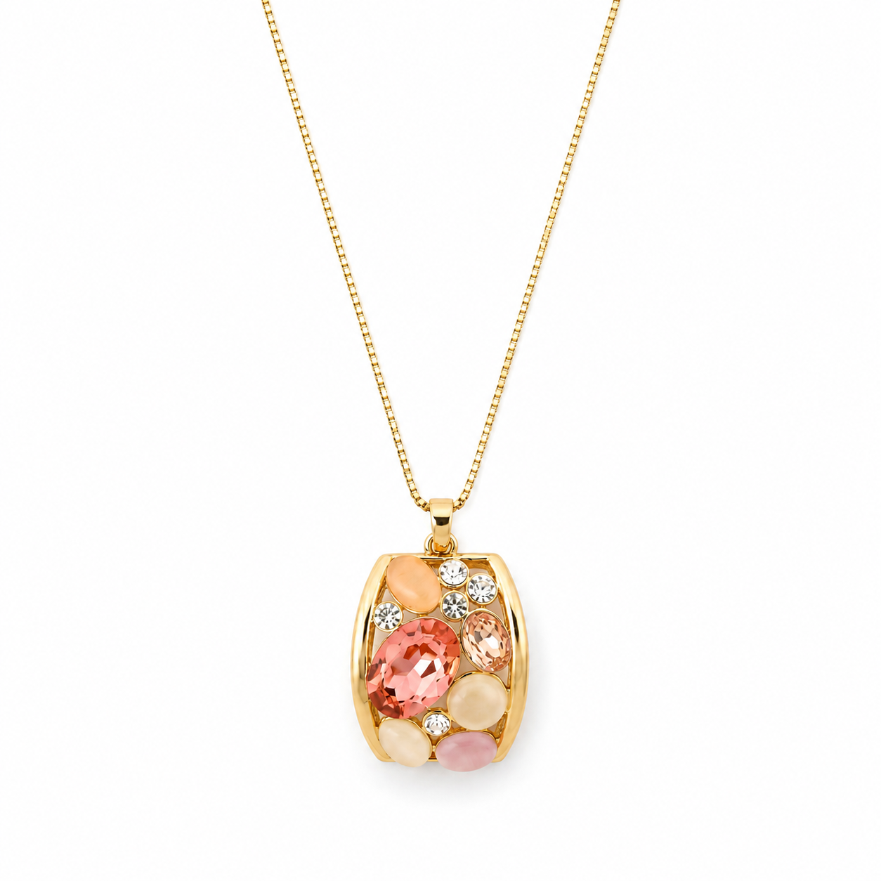 Mosaic Pendant Necklace