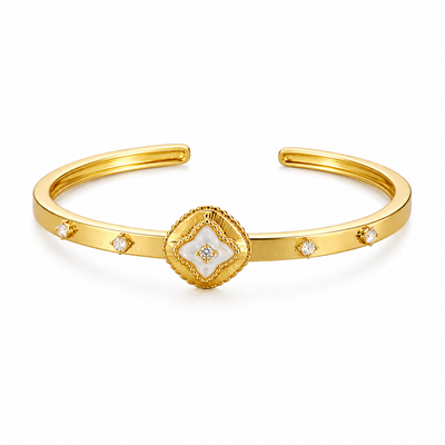 Celestial Square Cuff Bangle