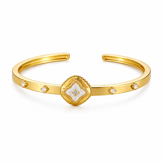 Celestial Square Cuff Bangle