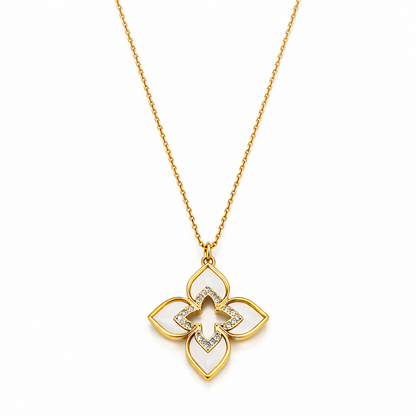 Ivory Clover Necklace