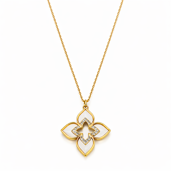 Ivory Clover Necklace