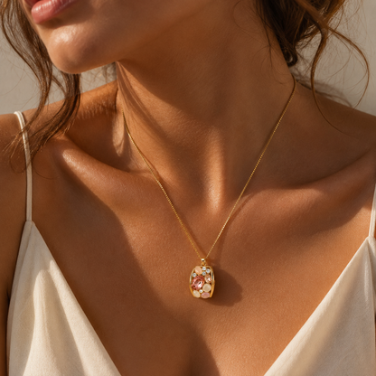 Mosaic Pendant Necklace