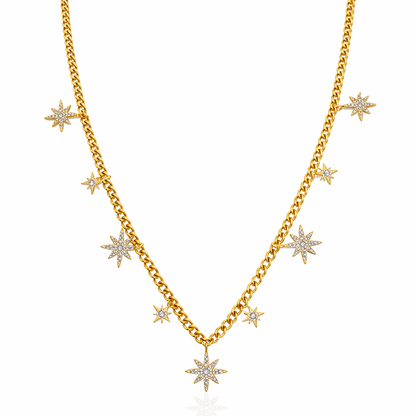 Celestial Star Charm Necklace