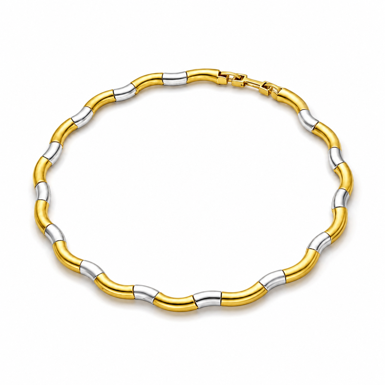 Aurora Wave Duo Necklace