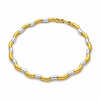 Aurora Wave Duo Necklace