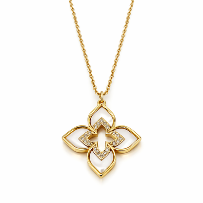 Ivory Clover Necklace