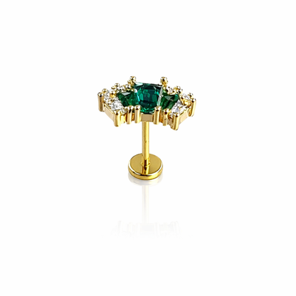 Emerald Crown Piercing