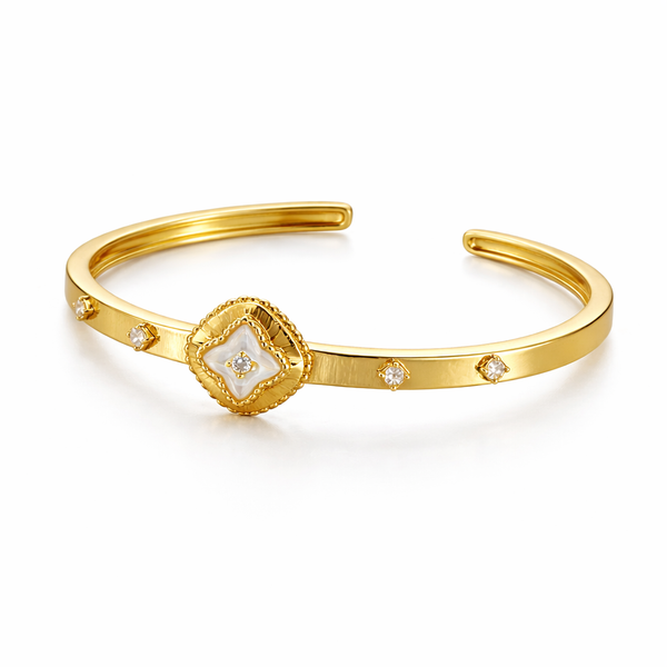 Celestial Square Cuff Bangle