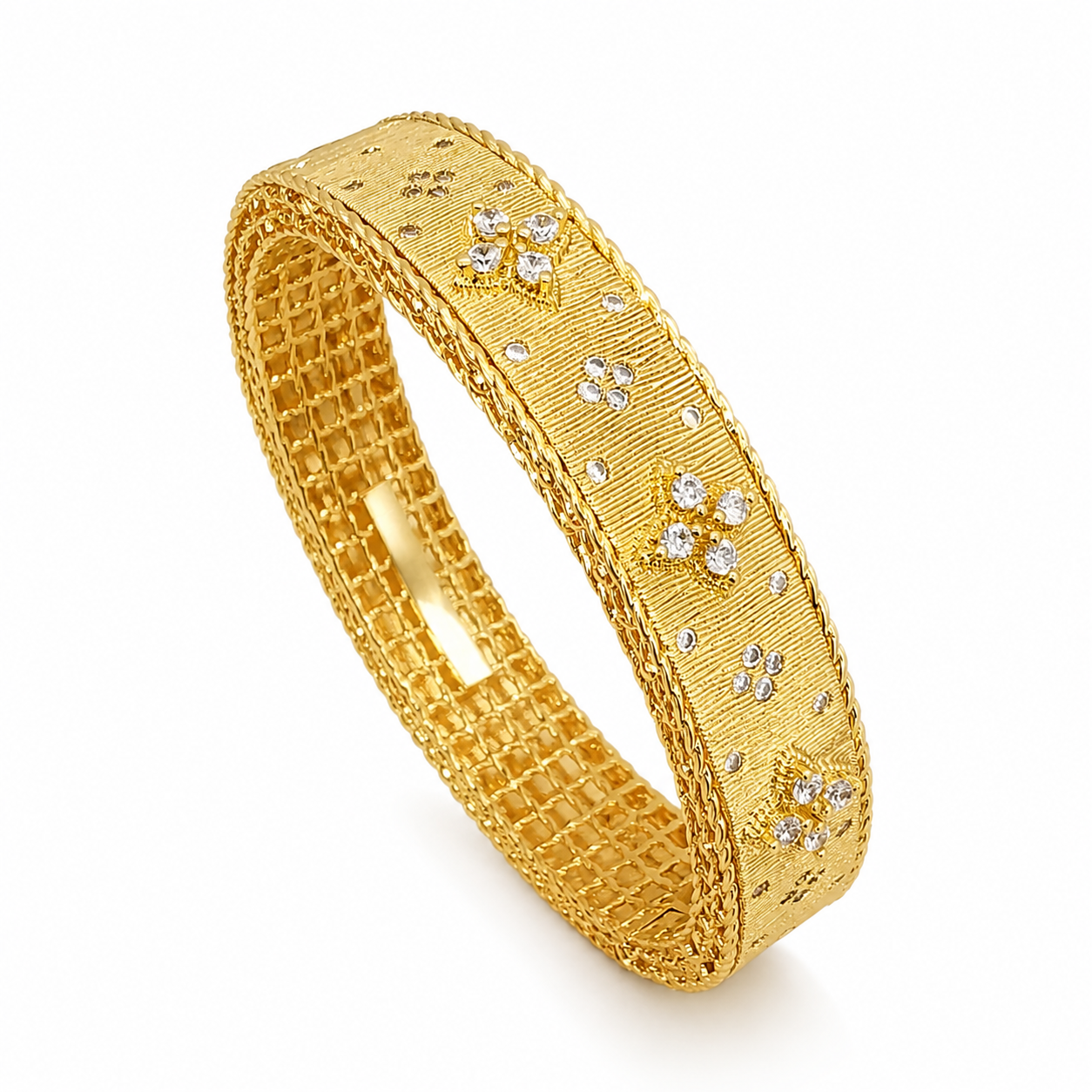 Golden Heritage Crystal Bangle