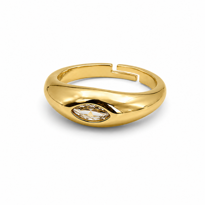 Crystal Pinky Ring