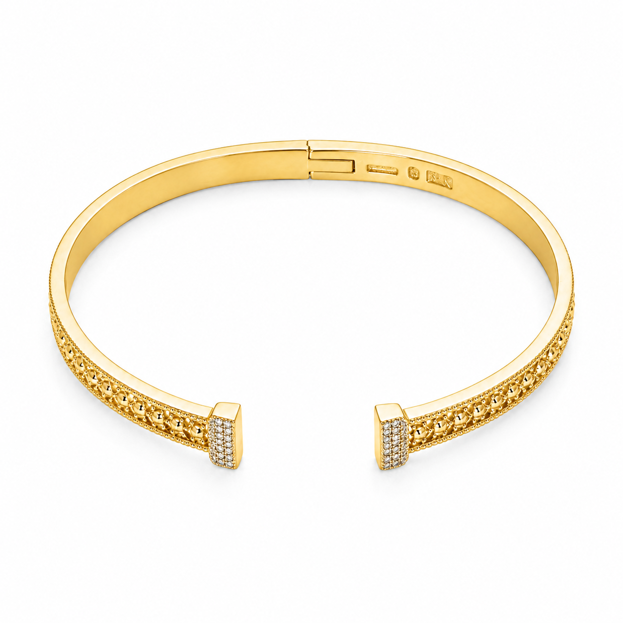 Aurora Pavé Open Cuff