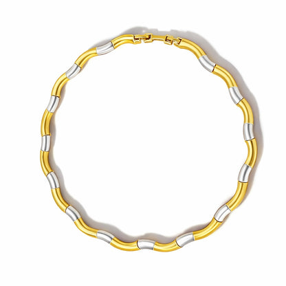 Aurora Wave Duo Necklace