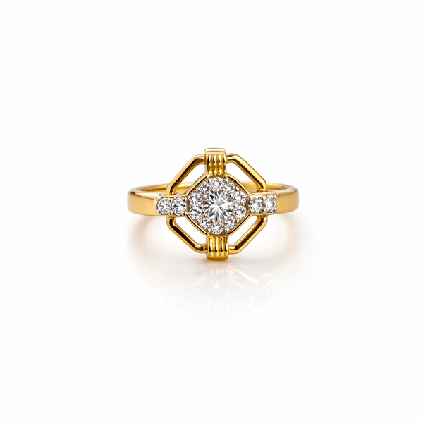 The Celeste Frame Ring