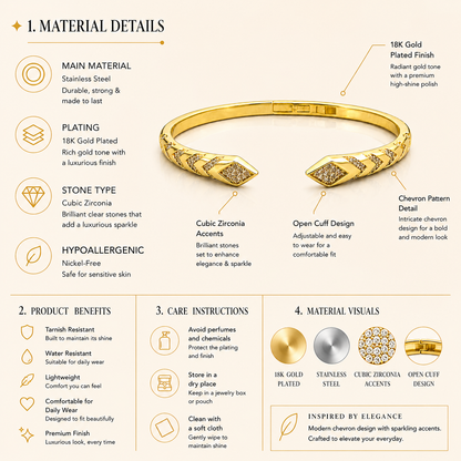 Radiant Arrow Bangle