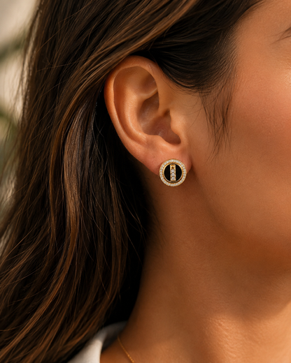 Midnight Halo Earrings