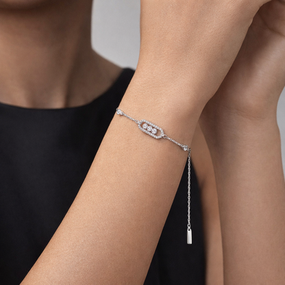 Pavé Link Chain Bracelet