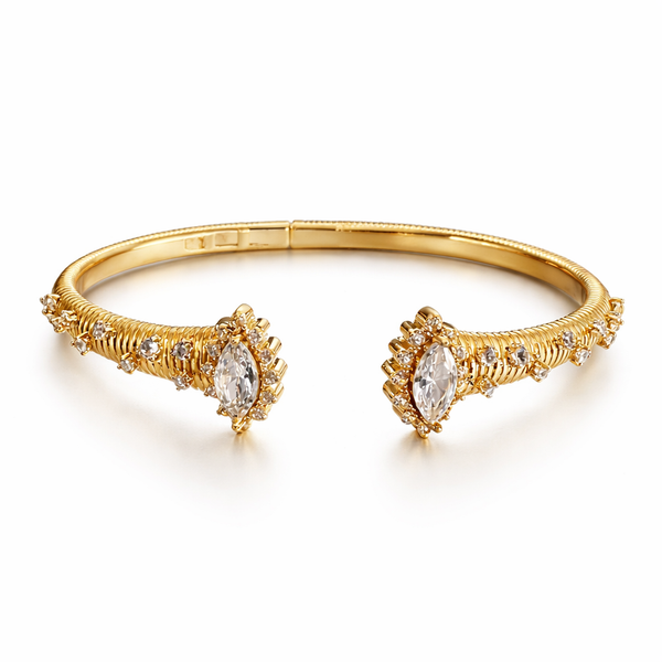Marquise Crown Bangle