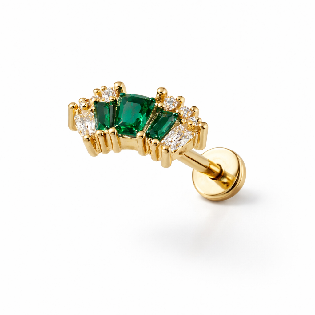 Emerald Crown Piercing