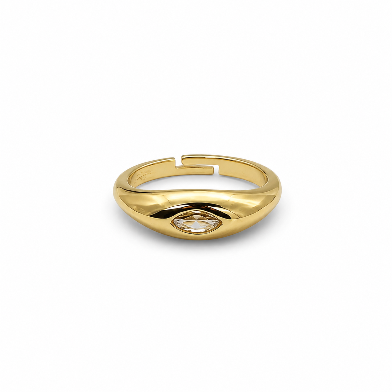 Crystal Pinky Ring