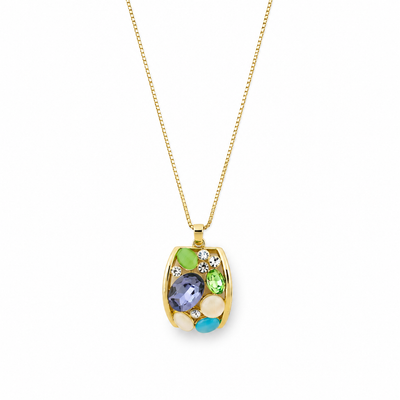 Mosaic Pendant Necklace