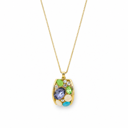 Mosaic Pendant Necklace